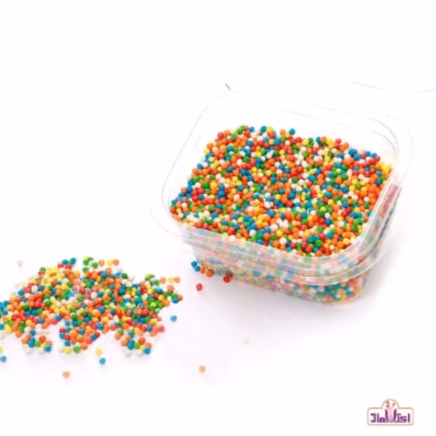 ترافل توپی تزئینی 100 گرمی اعتماد ( اسمارتیز ریز )