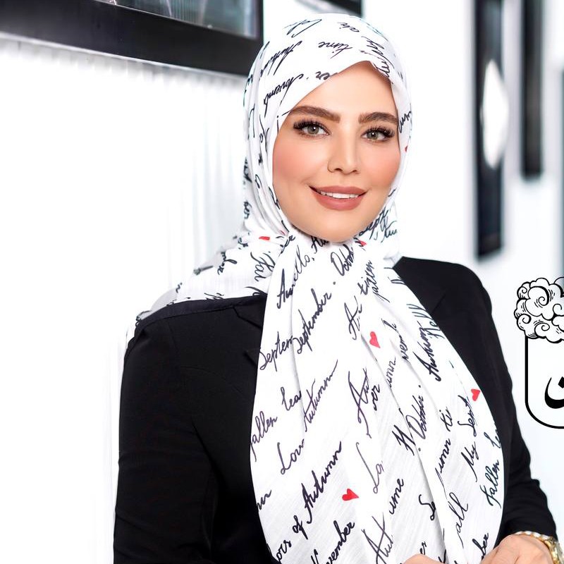 روسری نخ ترک وی آی پی قواره 140 خنک و زیبا در طرح کد1.121.51