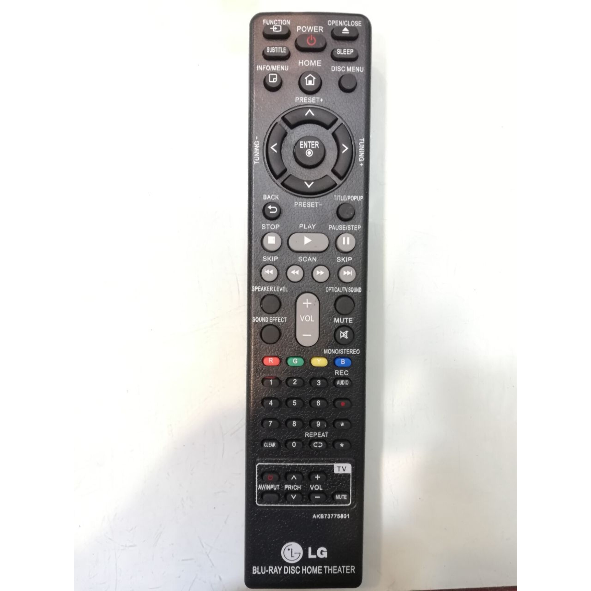 کنترل جایگزین سینما و بلوری الجی LG(جایگزین بدون کلید رنگی ارسال میشه)