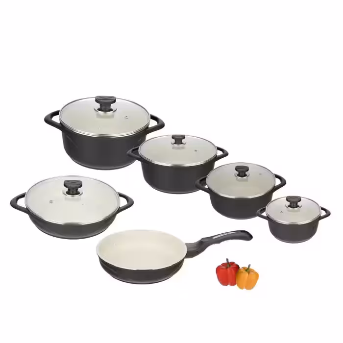 سرویس پخت وپز 11 پارچه محصول عروس تفلون مدل ویکتوریا