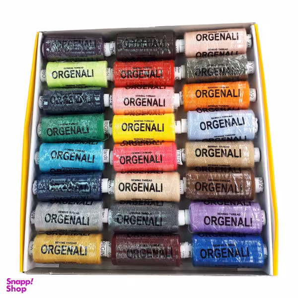 نخ خیاطی اورجینال بسته 24 عددی