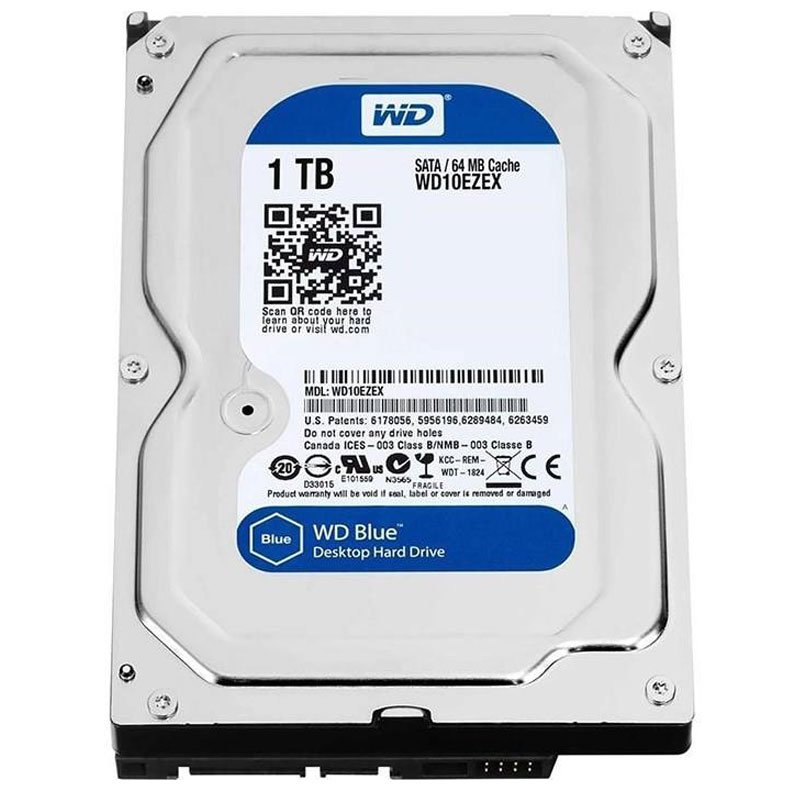 هارددیسک اینترنال وسترن دیجیتال مدل WD 1TB BLUE