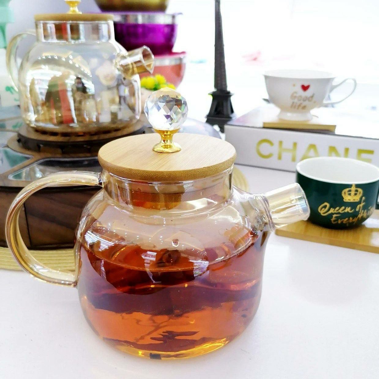 قوری درنگین پیرکس باارسال رایگان