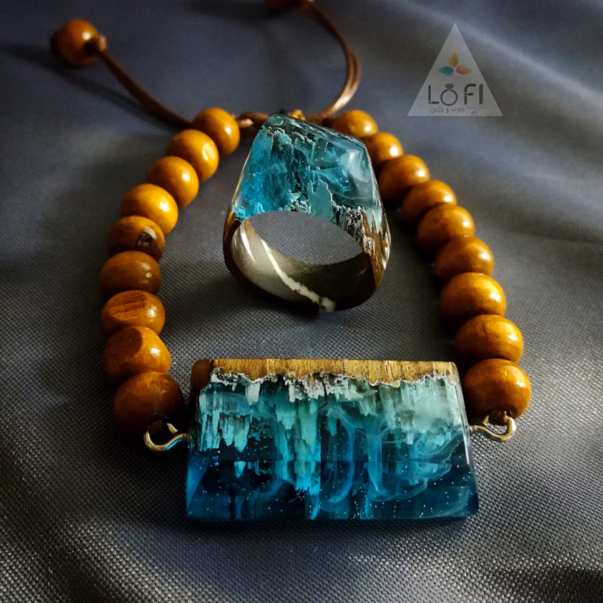 ست گردنبند و دستبند زمستان بی پایان