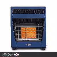 بخاری گازی سپهر الکتریک سرامیکی مدل SE5000CF فن دار آبی