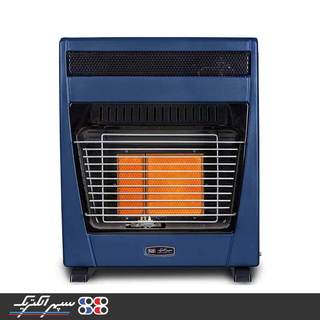 بخاری گازی سپهر الکتریک سرامیکی مدل SE5000CF فن دار آبی