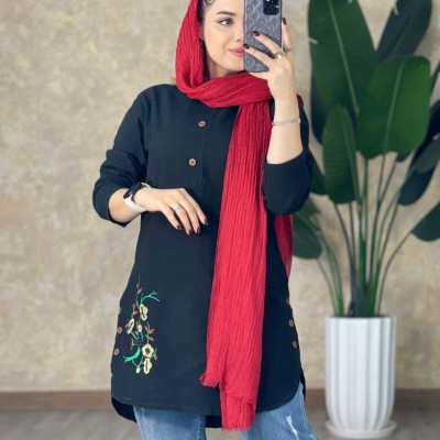 تونیک الیاف بغل دکمه534