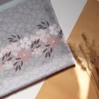 شال نخی گلدار