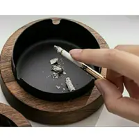 زیر سیگاری چوبی فلزی رایکا کد 229
