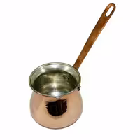 قهوه جوش دسته مسی درجه1 سایز3قطر:8.5سانتی متری