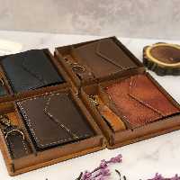 کیف کتابی و جاکلیدی مردانه مارک میلیون ,چرم طبیعی