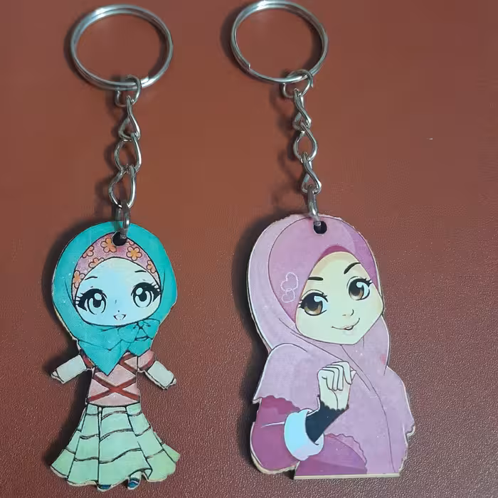 جا کلیدی کودکانه - جهت گیفت تولد با قابلیت حک و دعوتنامه -جهت هدیه ومناسبات تقویمی