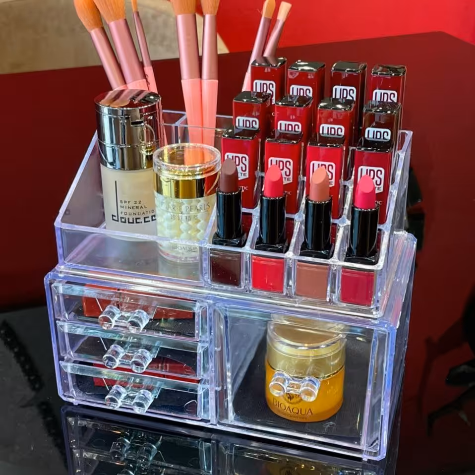 استند لوازم آرایشی 4کشو بزرگ