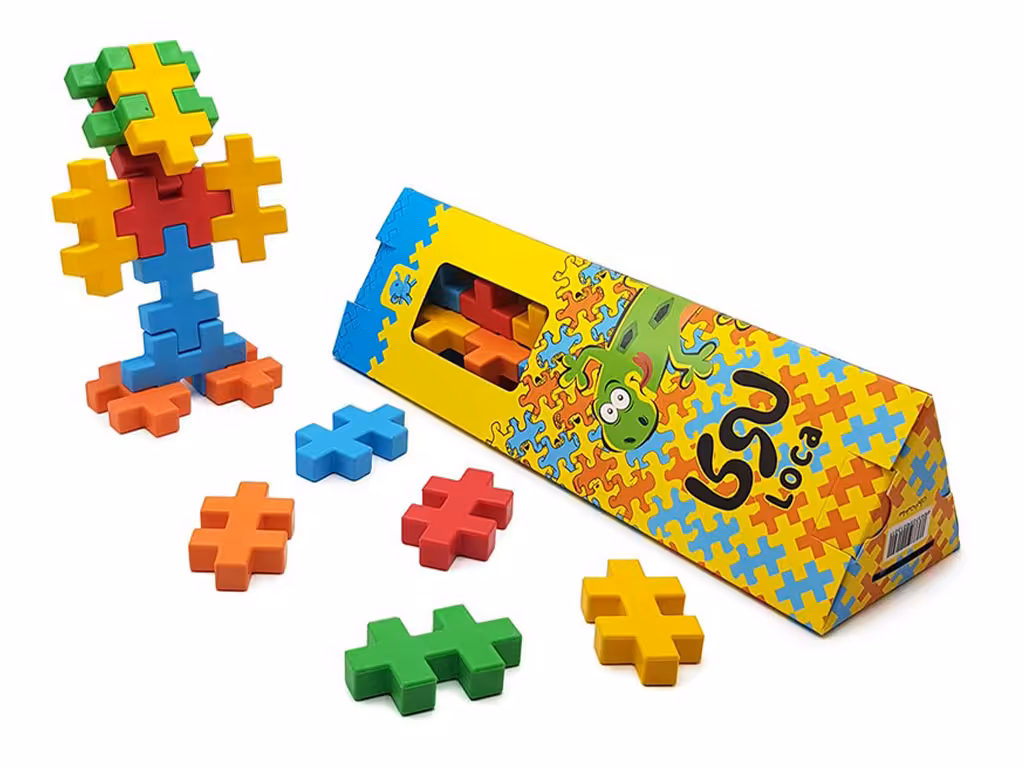 بازی ساختنی لوکا 15 قطعه هوپا hoopa