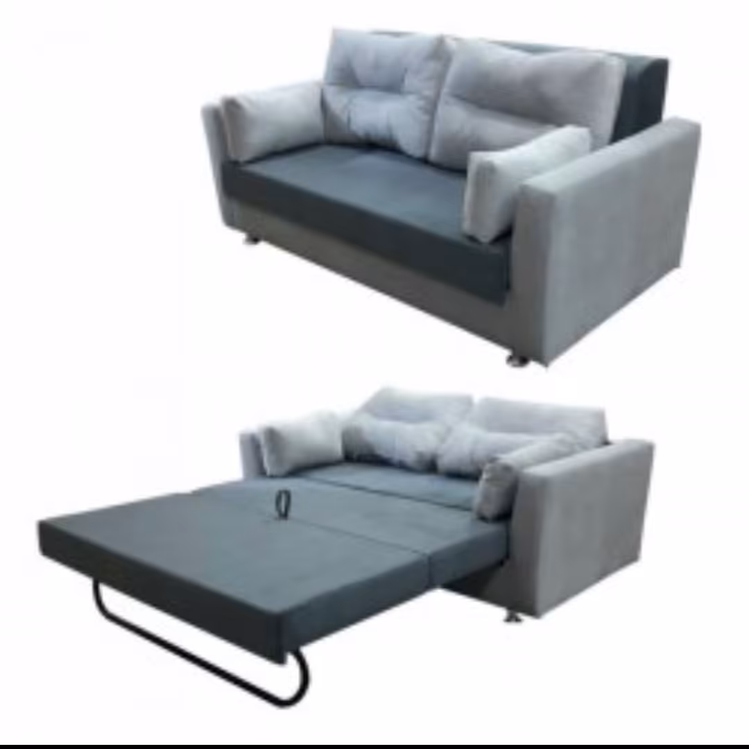 کاناپه تختشو دو نفره باکس دار ؛ تختخواب شو دو حالته : مبل و تخت - - ارسال با باربری به صورت پس کرایه