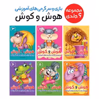 مجموعه کتاب و سرگرمی هوش و کوش - مجموعه ی 6 جلدی