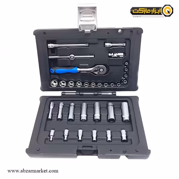 جعبه بکس هزبرن 32 پارچه 1/4 اینچ مدل 1225232