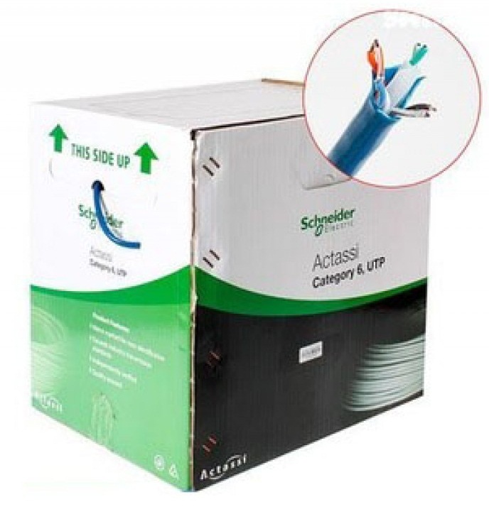 کابل شبکه 305 متری اشنایدر مدل Actassi CAT6 UTP/LSZH
