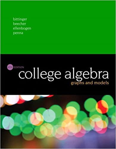 󾕇 دانلود کتاب College Algebra - Graphs And Models, 6th ed, 2017 - دانلود کتاب های دانشگاهی