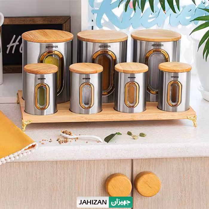 پاسماوری 8 پارچه جلو پنجره درب بامبو آرتیستون