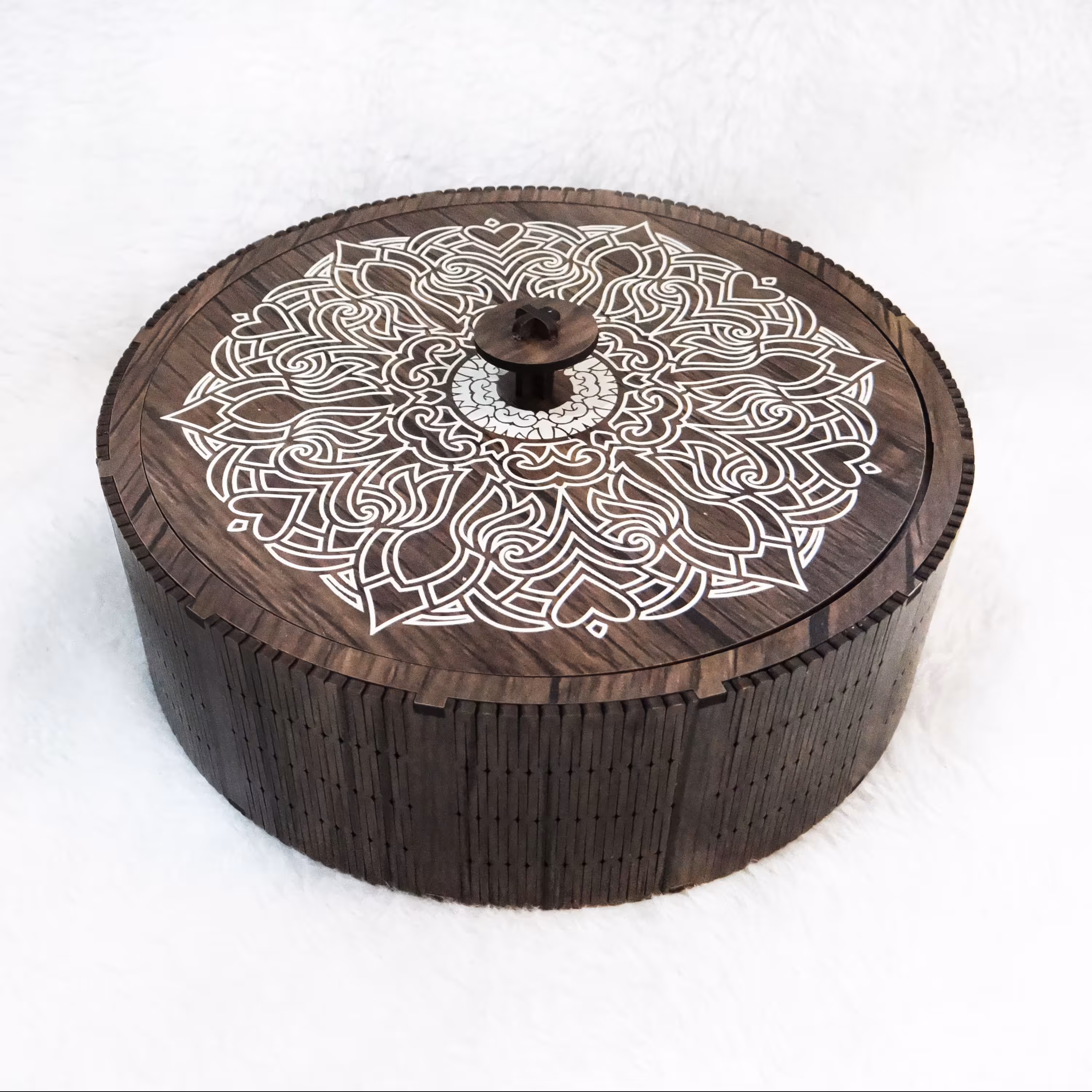 جعبه چوبی آجیل و تنقلات و دم نوش