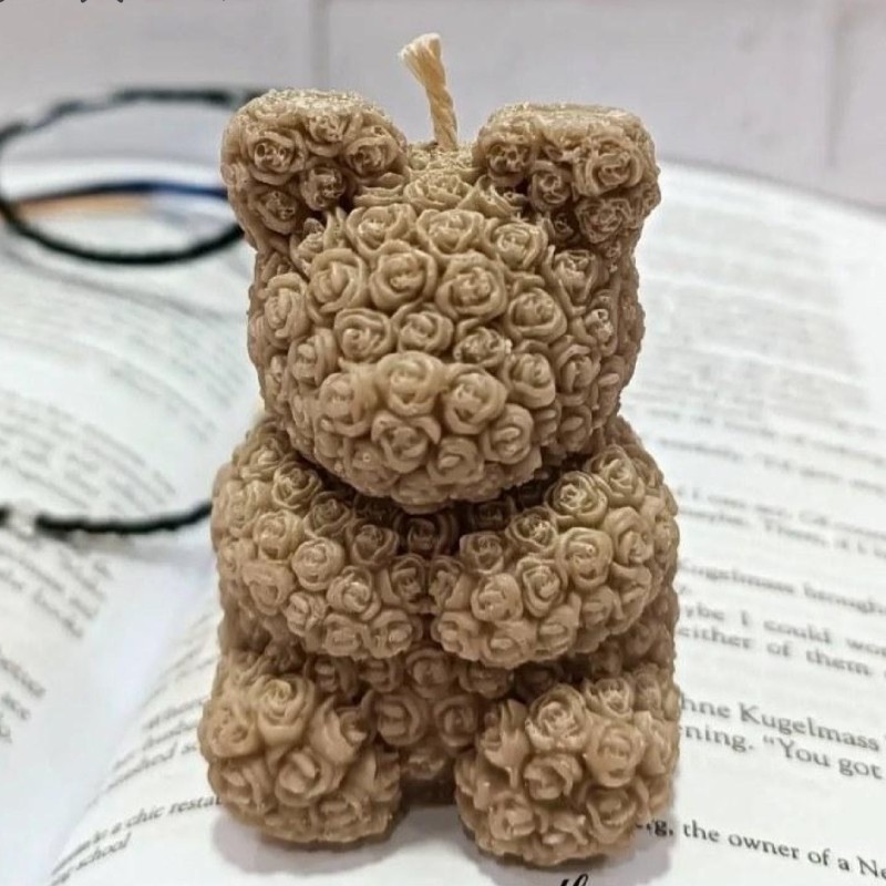 قالب خرس گلدار
