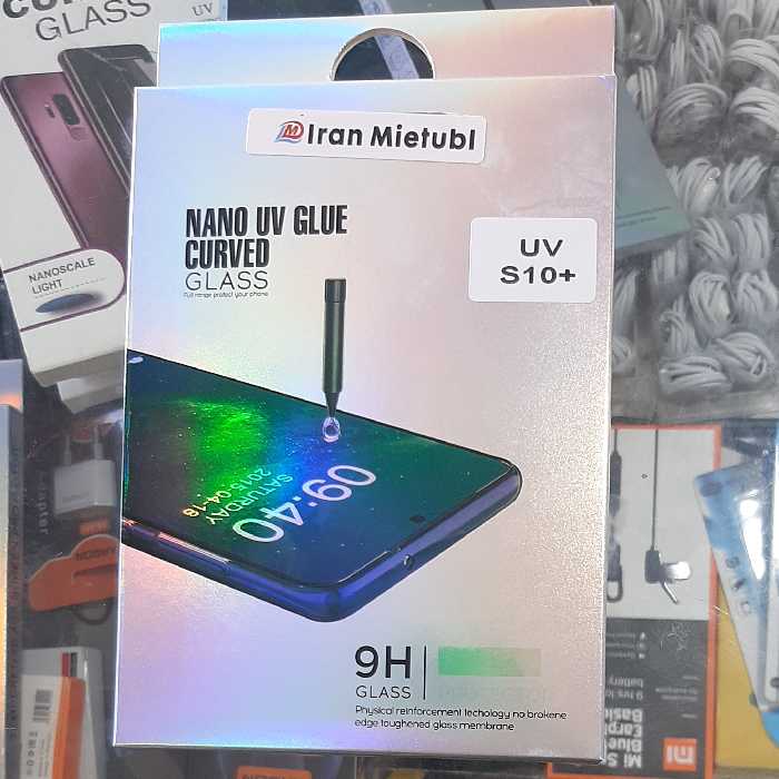 لیبل و محافظ صفحه نمایش UV مخصوص گوشی s10پلاس