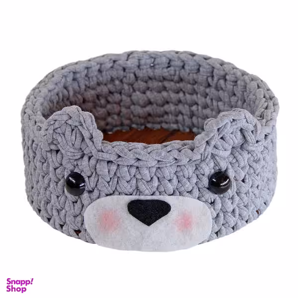 سبد قلاب بافی تریکو شونابیز مدل خرس کد SZ07