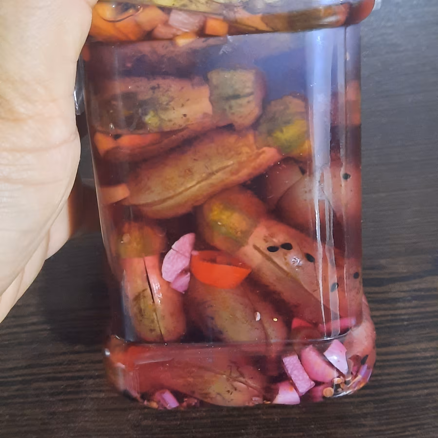 ترشی بادمجان شکم پر