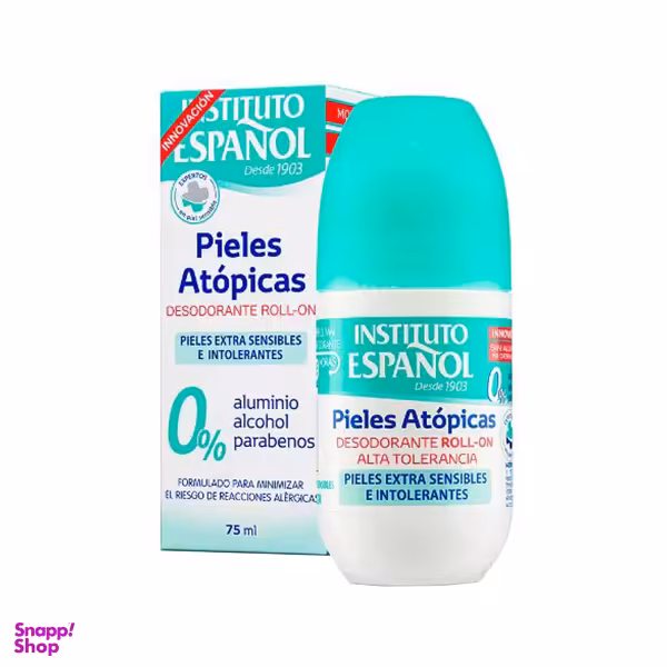 رول ضد تعریق انستیتو اسپانول مدل Atopic حجم 75 میلی‌ لیتر