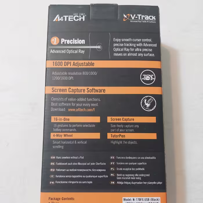 ماوس با سیم N770FX برند A4TECH 