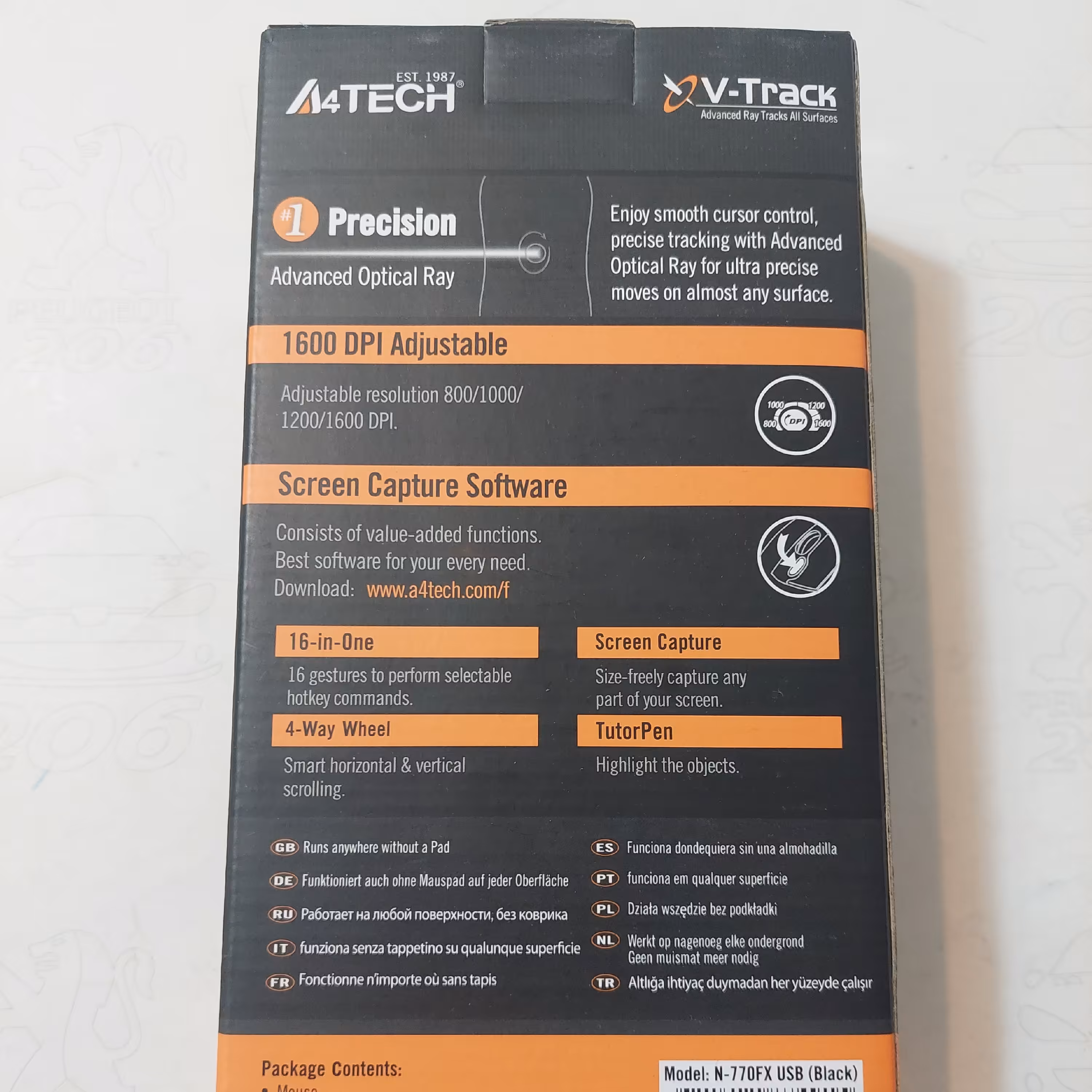 ماوس با سیم N770FX برند A4TECH 