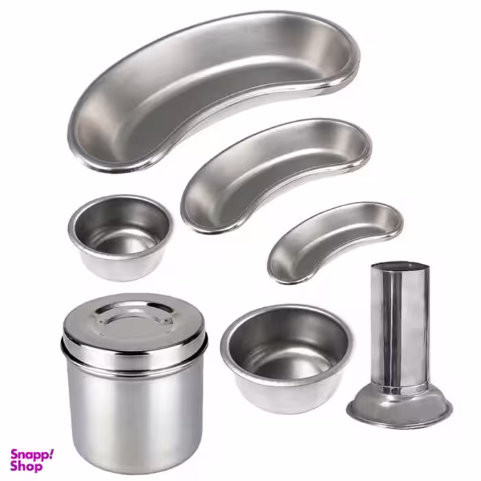 رسیور و گالی‌ پات و جای چیتل و جاپنبه‌ای مدل Rgchpm مجموعه 7 عددی