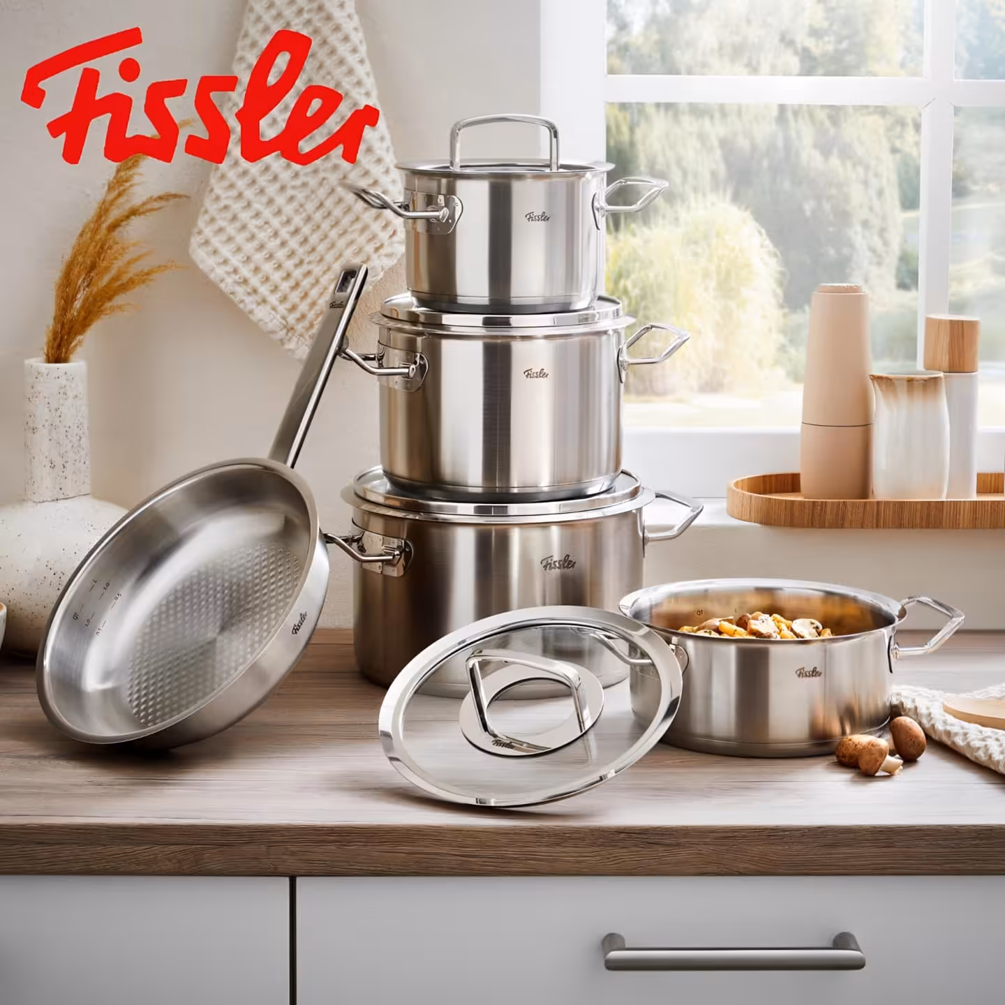سرویس قابلمه 10 پارچه فیسلر مدل FISSLER Profi Collection