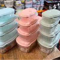 ظرف نگهدارنده پلی نیک ظرف غذا 4 تیکه ظرفغذا ظرفنگهدارنده غذا ظرف نگهدارنده میوه ظرف نگهدارنده پلی نیک