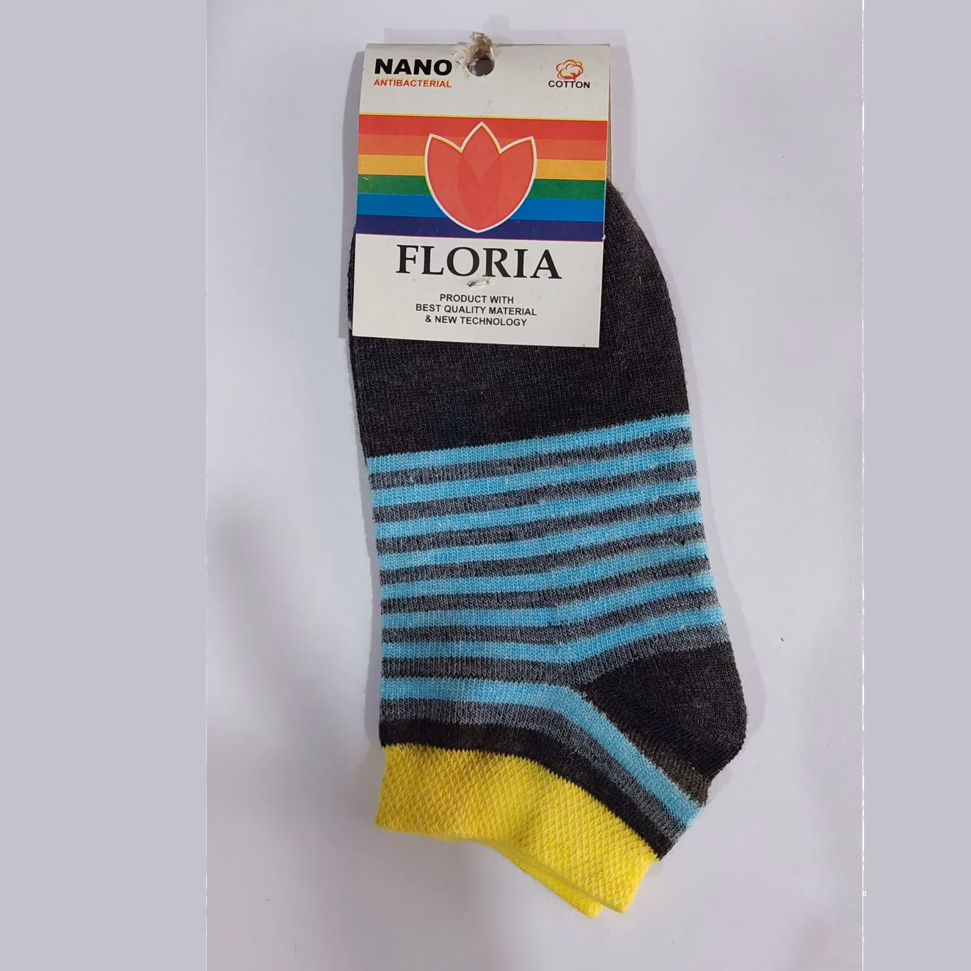 جوراب پسرانه مدل راه راه کد t1