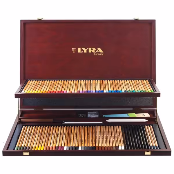 مداد رنگی حرفه ای 100 رنگ لیرا