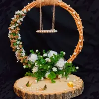 استند حلقه و هدیه.مناسب مراسم حنابندان و عقدوعروسی.