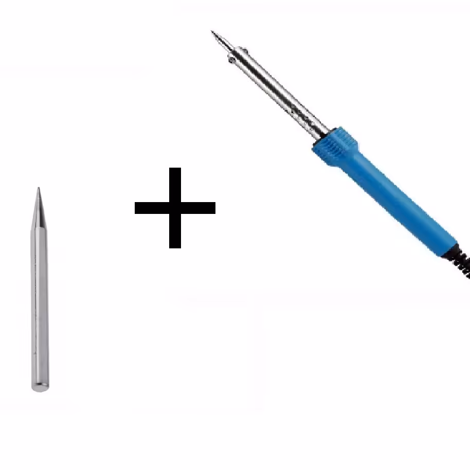 هویه قلمی 40 وات به همراه دو عدد نوک هویه با کیفیت و رایگان