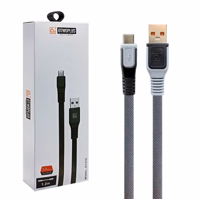 کابل تبدیل USB به USB-C اُ تو پلاس مدل OT-818 طول 1.2 متر
رنگ مشکی