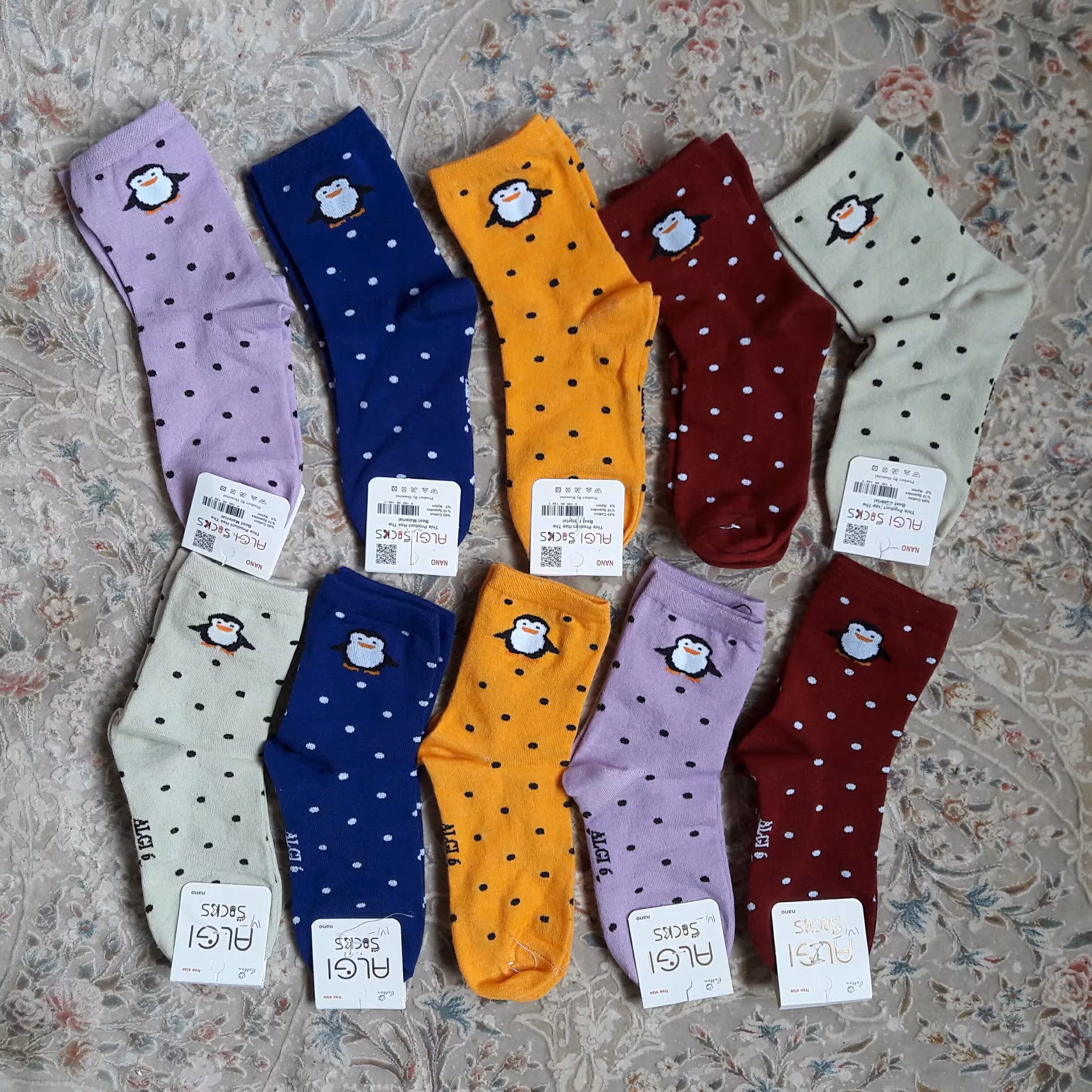 جوراب ساقدار دخترانه پسرانه پنبه اعلا 