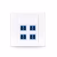 خرید پریز فیبر نوری 4 پورت داپلکس - بهترین قیمت   گارانتی 12 ماهه در آی تی شبکه