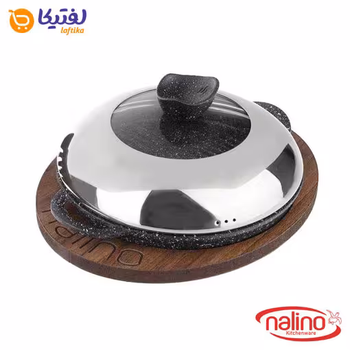 تابه استیک نالینو مدل پادلا padela سایز 26 دربدار با زیره چوبی