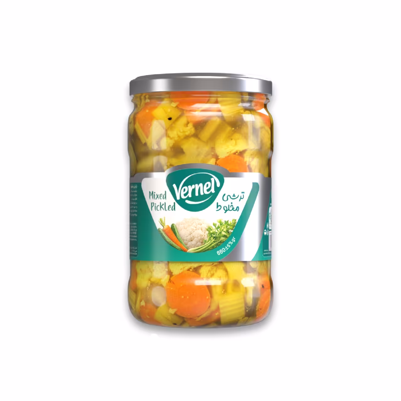 ترشی مخلوط ورنل - 660 گرمی