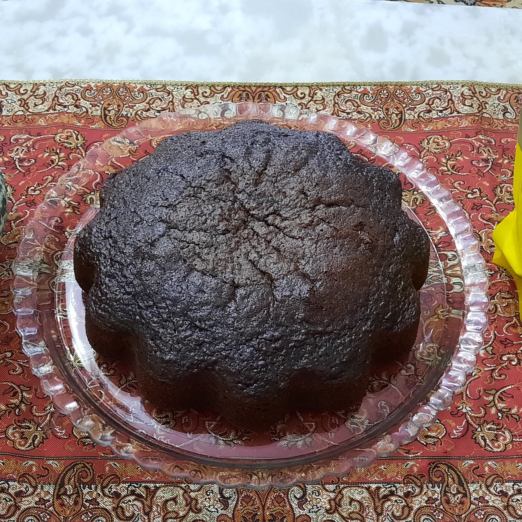 پود آماده کیک شکلاتی دست ساز خانگی