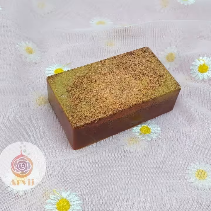 صابون دست‌ساز طبیعی زردچوبه و سفیداب (90 گرمی)