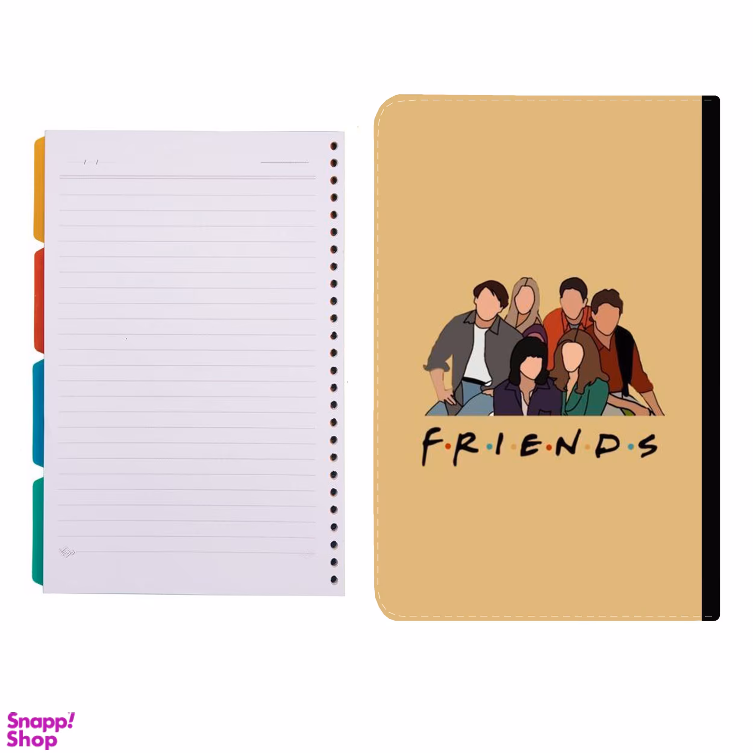 کلاسور طرح Friends کد 38 به همراه کاغذ کلاسور