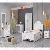 تخت کد 39 شامل تخت – میزتحریر- کمد – میز ارایش و پاتختی