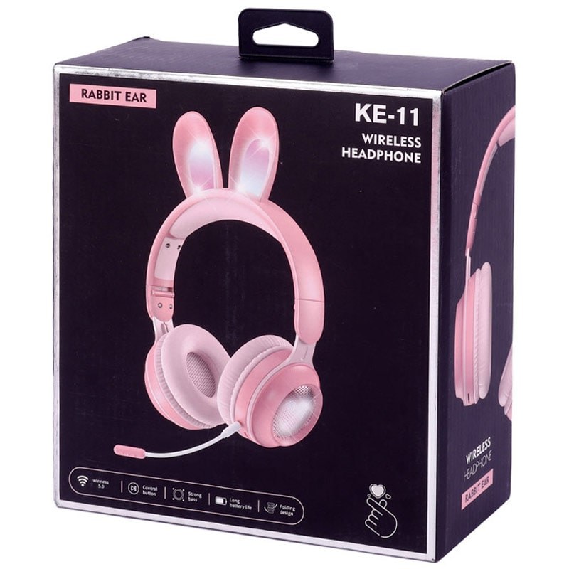 هدفون عروسکی بلوتوثی طرح خرگوش Rabbit Ear KE-11