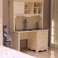 میز تحریر و صندلی ویکتوریا جنس چوب راش گرجستان